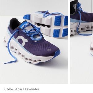 Womens oncloud monster açaí/lavender (worn once)